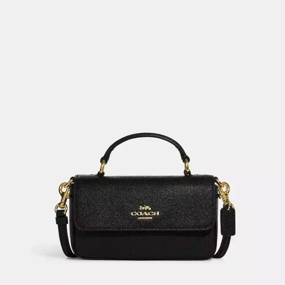 Coach Mini Josie Top Handle Crossbody Black